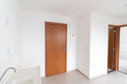 Cozinha de apartamento à venda com 2 quartos, 60m² em Parque Residencial Vila União, Campinas
