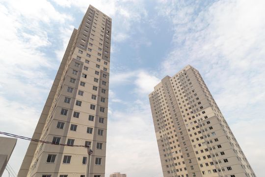 Fachada de apartamento à venda com 2 quartos, 60m² em Parque Residencial Vila União, Campinas