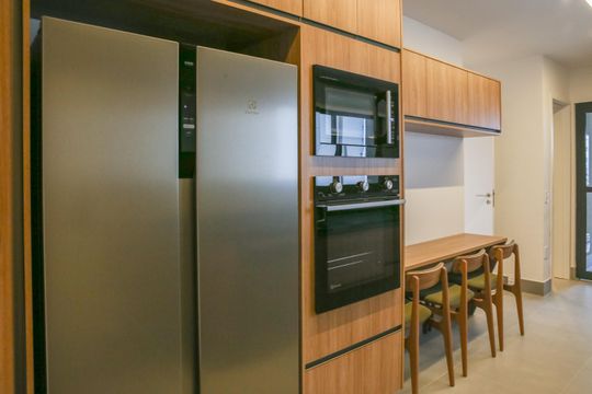 Cozinha de apartamento à venda com 3 quartos, 165m² em Jardim das Perdizes, São Paulo