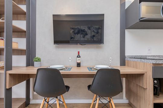 Sala/Quarto de apartamento à venda com 1 quarto, 26m² em Cerqueira César, São Paulo