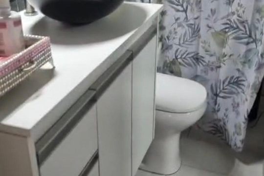 Banheiro de kitnet/studio à venda com 1 quarto, 20m² em Bela Vista, São Paulo