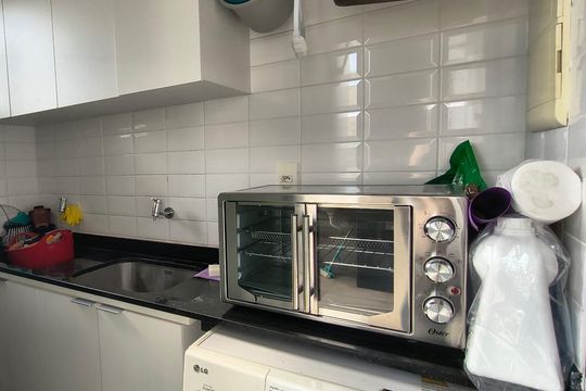 Cozinha  de apartamento à venda com 3 quartos, 122m² em Gutierrez, Belo Horizonte