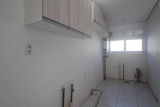 Cozinha - Armários de casa de condomínio para alugar com 2 quartos, 100m² em Centro, Canoas