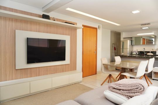 Sala de apartamento para alugar com 2 quartos, 72m² em Cruzeiro, Belo Horizonte