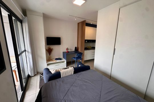 Studio de kitnet/studio para alugar com 1 quarto, 26m² em Campo Belo, São Paulo