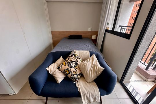 Studio de kitnet/studio para alugar com 1 quarto, 26m² em Campo Belo, São Paulo