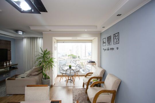 Sala de Jantar de apartamento à venda com 2 quartos, 61m² em Piraporinha, Diadema