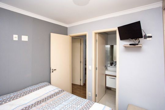 Quarto Suíte de apartamento à venda com 2 quartos, 61m² em Piraporinha, Diadema