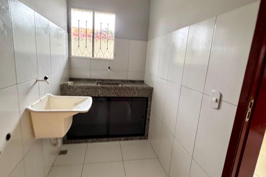 Cozinha de apartamento para alugar com 1 quarto, 45m² em Campo Grande, Rio de Janeiro
