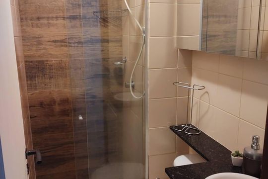 Banheiro de kitnet/studio à venda com 1 quarto, 26m² em Quadra Mista Sudoeste 5, Brasília