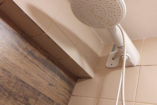 Banheiro de kitnet/studio à venda com 1 quarto, 26m² em Quadra Mista Sudoeste 5, Brasília