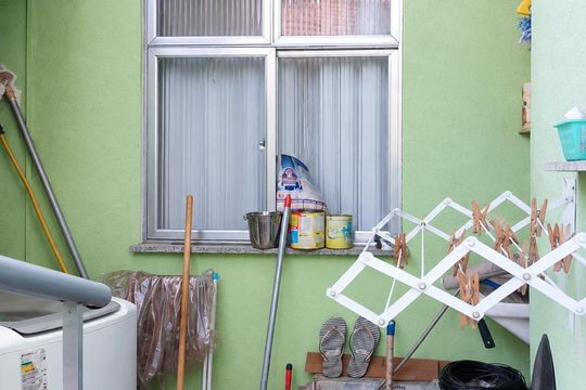 Área de serviço de apartamento para alugar com 3 quartos, 95m² em Sampaio, Rio de Janeiro