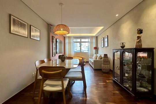 sala de apartamento à venda com 3 quartos, 104m² em Coracao de Jesus, Belo Horizonte