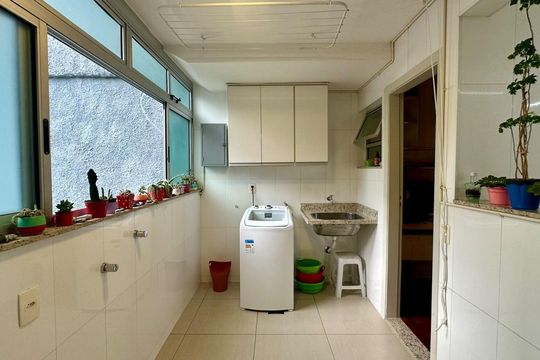 Área de Serviço de apartamento à venda com 3 quartos, 104m² em Coracao de Jesus, Belo Horizonte