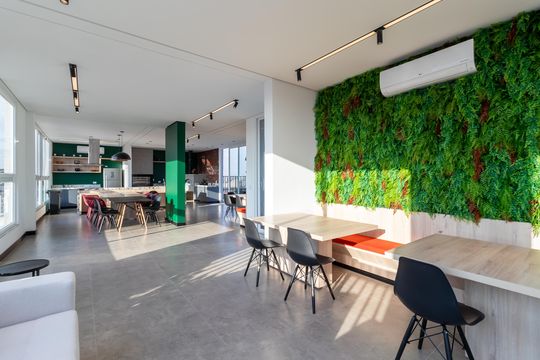 Área comum - Churrasqueira de apartamento para alugar com 1 quarto, 47m² em Santana, São Paulo