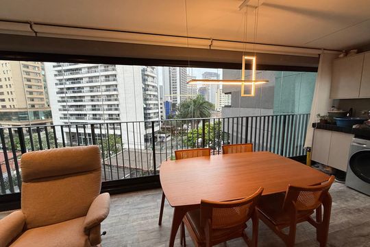 Sala de apartamento à venda com 3 quartos, 81m² em Vila Olímpia, São Paulo
