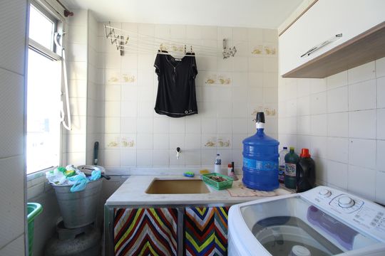Área de Serviço de apartamento à venda com 2 quartos, 45m² em Taquara, Rio de Janeiro