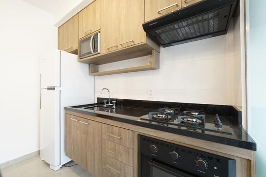 Cozinha de apartamento para alugar com 1 quarto, 46m² em Ipiranga, São Paulo