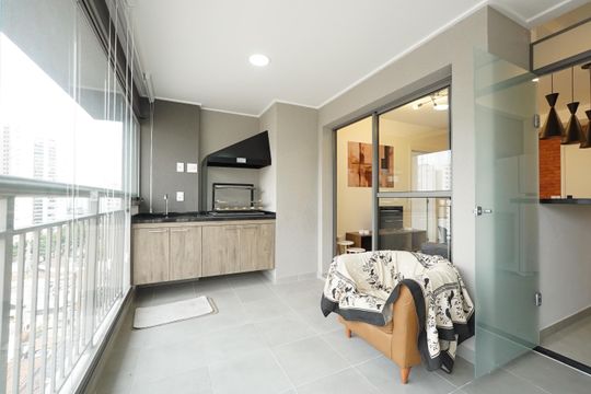 Varanda gourmet de apartamento para alugar com 1 quarto, 46m² em Ipiranga, São Paulo