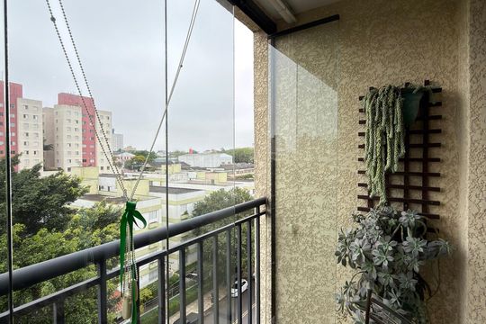 Sala Sacada de apartamento para alugar com 2 quartos, 66m² em Suiço, São Bernardo do Campo