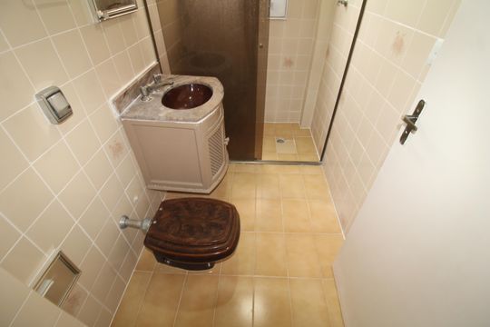 Banheiro de apartamento à venda com 2 quartos, 56m² em Vila Dom Pedro Ii, São Paulo