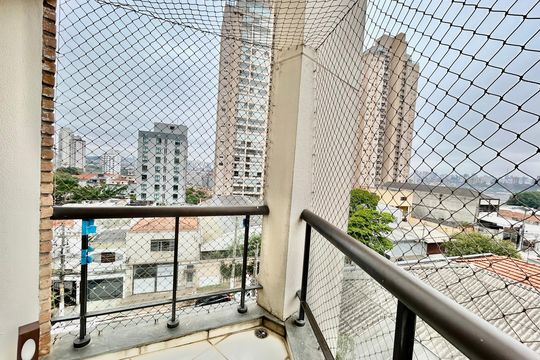 Sacada da sala  de apartamento à venda com 3 quartos, 156m² em Parque da Mooca, São Paulo