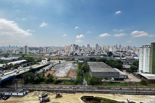 Quarto 1 Vista de apartamento para alugar com 2 quartos, 38m² em Jardim, Santo André