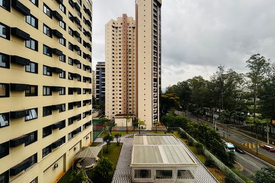 Vista do Quarto de apartamento para alugar com 1 quarto, 40m² em Alphaville Industrial, Barueri
