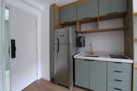 Sala/Cozinha de apartamento para alugar com 1 quarto, 5m² em Moema, São Paulo