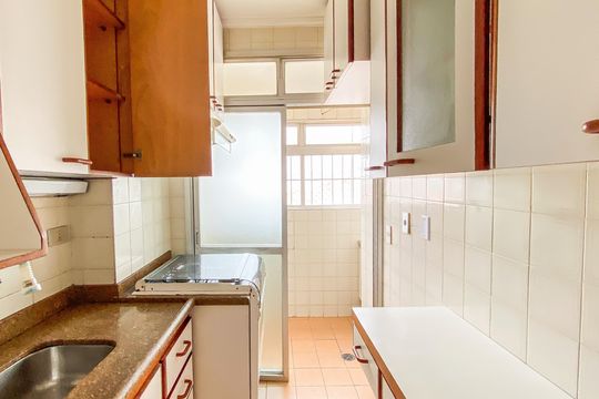 Cozinha  de apartamento à venda com 2 quartos, 48m² em Penha de França, São Paulo