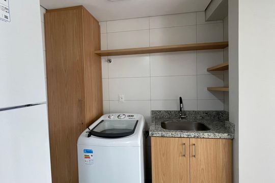 Área de Serviço de kitnet/studio para alugar com 1 quarto, 55m² em Jardim Eldorado, Palhoça