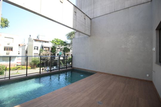 Área comum - Piscina de apartamento para alugar com 0 quarto, 45m² em Petrópolis, Porto Alegre