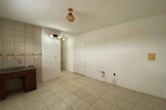 Sala/Cozinha de apartamento para alugar com 1 quarto, 30m² em Vila Nova, Novo Hamburgo