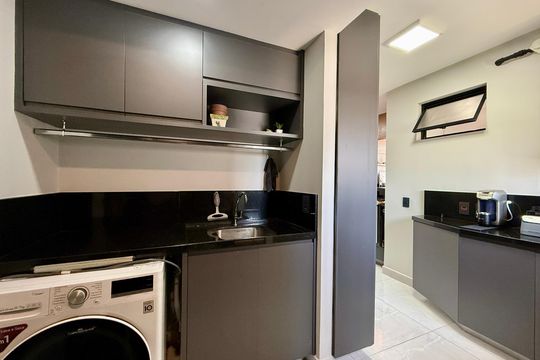 Área de Serviço de apartamento à venda com 2 quartos, 85m² em Santo Amaro, São Paulo