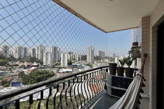Sacada de apartamento à venda com 2 quartos, 85m² em Santo Amaro, São Paulo