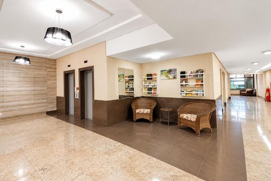 Área comum de kitnet/studio para alugar com 1 quarto, 27m² em Centro Histórico, Porto Alegre
