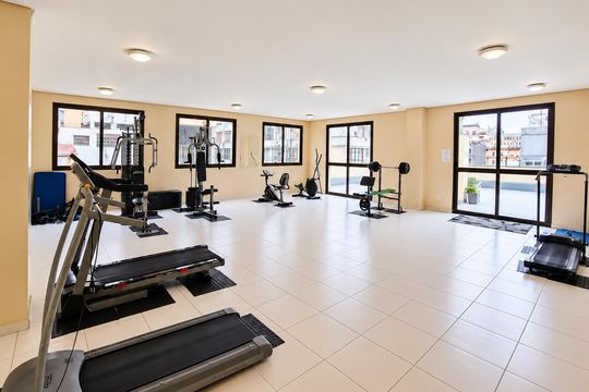 Área comum de kitnet/studio para alugar com 1 quarto, 27m² em Centro Histórico, Porto Alegre