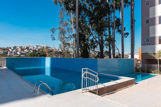 Área comum de apartamento à venda com 3 quartos, 66m² em Jk, Contagem