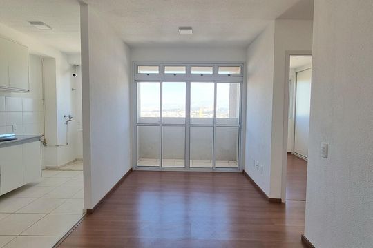 Sala de apartamento à venda com 3 quartos, 66m² em Jk, Contagem