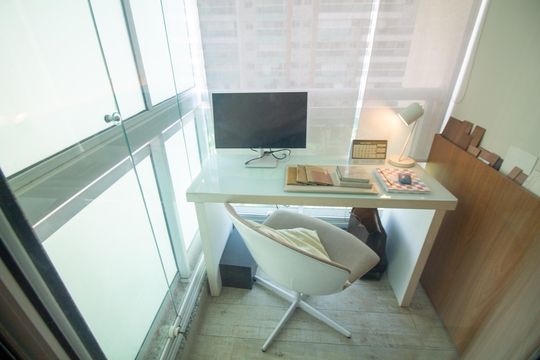 Varanda da Suíte 2 de apartamento para alugar com 3 quartos, 170m² em Campo Belo, São Paulo