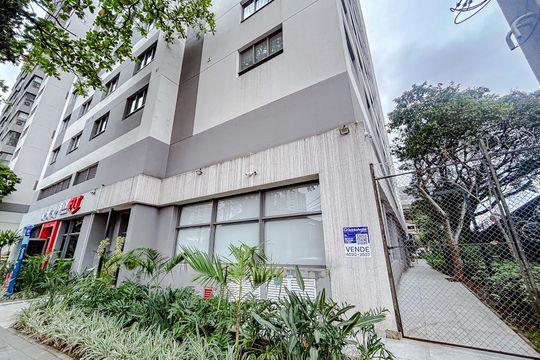 Fachada com Plaquinha de kitnet/studio à venda com 1 quarto, 25m² em Tatuapé, São Paulo
