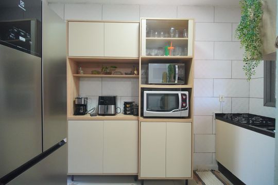 Cozinha de casa à venda com 2 quartos, 55m² em Scharlau, São Leopoldo
