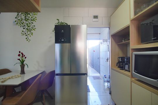Cozinha de casa à venda com 2 quartos, 55m² em Scharlau, São Leopoldo