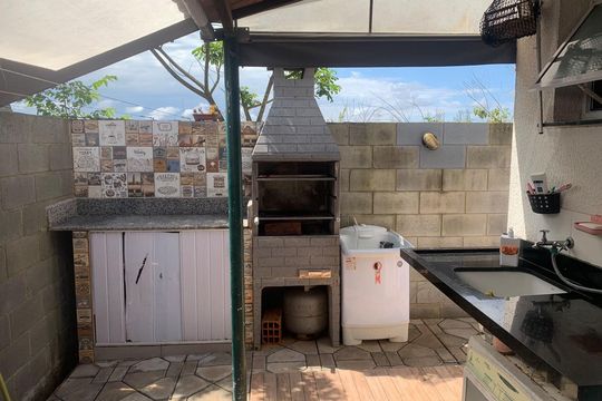 Área comum de casa de condomínio para alugar com 2 quartos, 50m² em Água Espraiada, Cotia