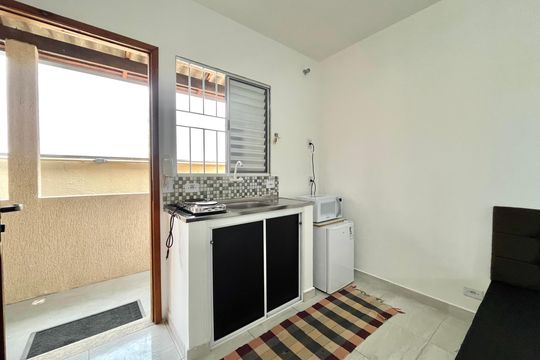 Cozinha de kitnet/studio para alugar com 1 quarto, 40m² em Jardim Oriental, São Paulo
