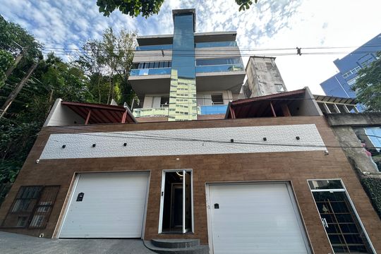 Fachada do Prédio de apartamento para alugar com 2 quartos, 82m² em Ilha Porchat, São Vicente
