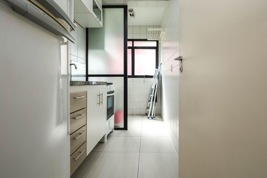 Cozinha de apartamento para alugar com 1 quarto, 40m² em Ipiranga, São Paulo