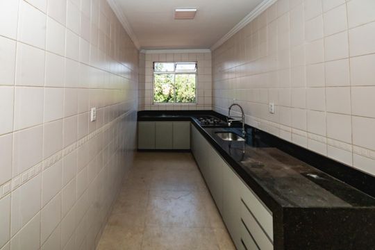 Cozinha de apartamento à venda com 3 quartos, 146m² em Castelo, Belo Horizonte