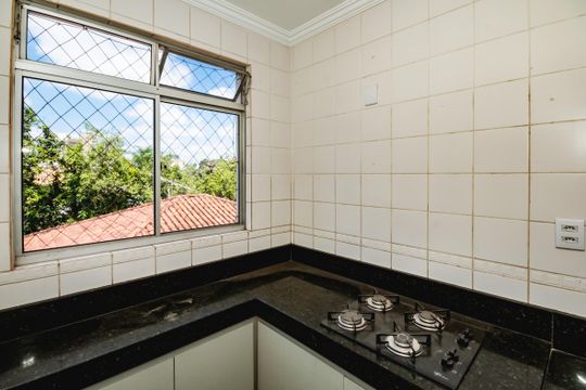 Cozinha de apartamento à venda com 3 quartos, 146m² em Castelo, Belo Horizonte