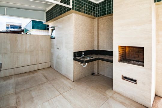 Espaço Gourmet de apartamento à venda com 3 quartos, 146m² em Castelo, Belo Horizonte